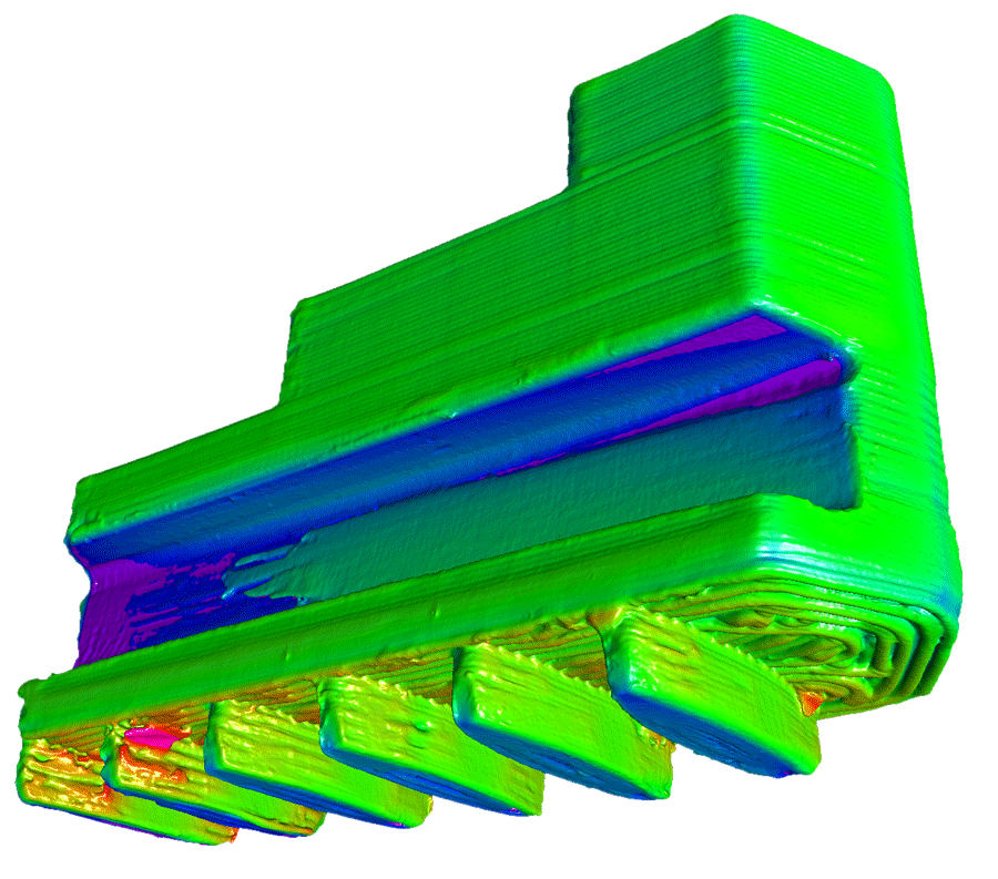 X-ray inspection of an additive manufacturing chuck