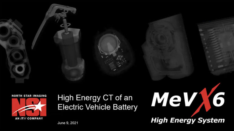 High Energy CT of an Electric Vehicle Battery Webinar | North Star Imaging