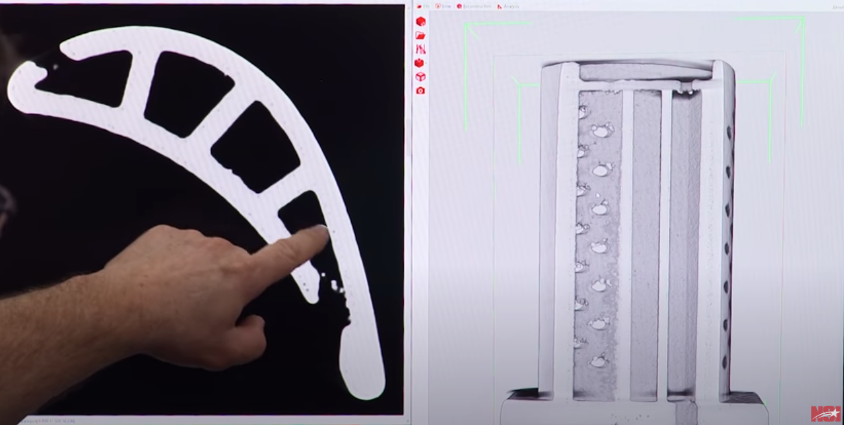 3d printed turbine blade x-ray inspection